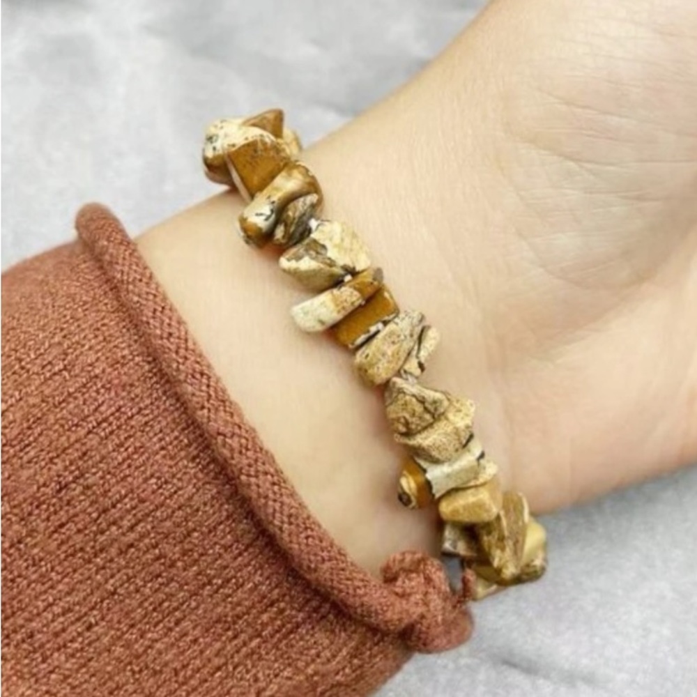 New Natural Stone Beaded Bracelet